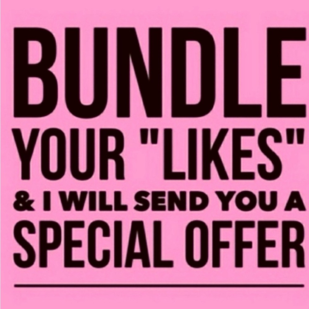 Pink Bundle Offer Sign